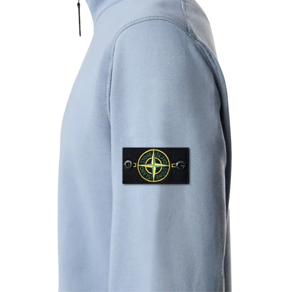[Stone Island] Cotton Fleece Half-Zip Sweatshirt - Image 3