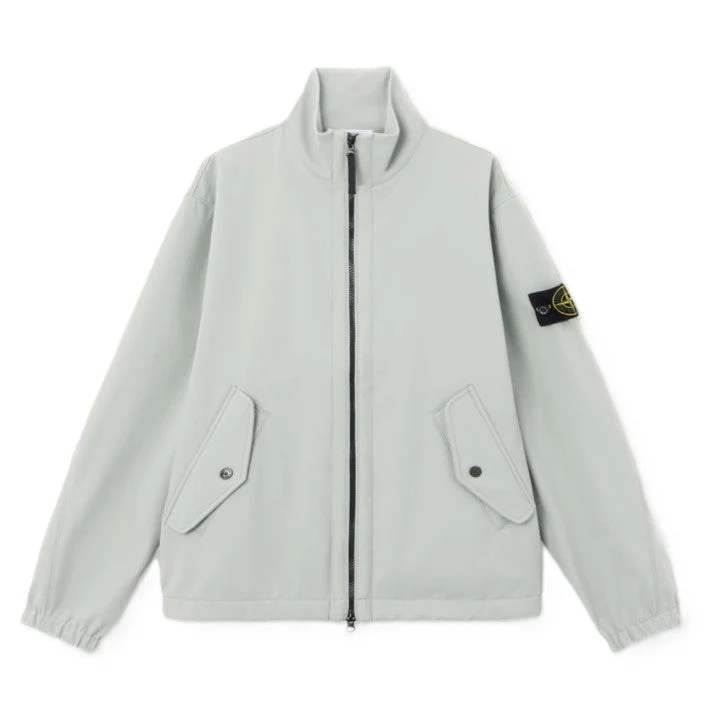 [Stone Island] Light Soft Shell-R E.Dye® Technology In Recycled Polyester Jacket - Image 10