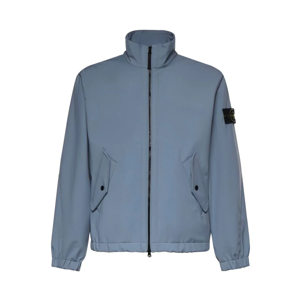 [Stone Island] Light Soft Shell-R E.Dye® Technology In Recycled Polyester Jacket - Image 5