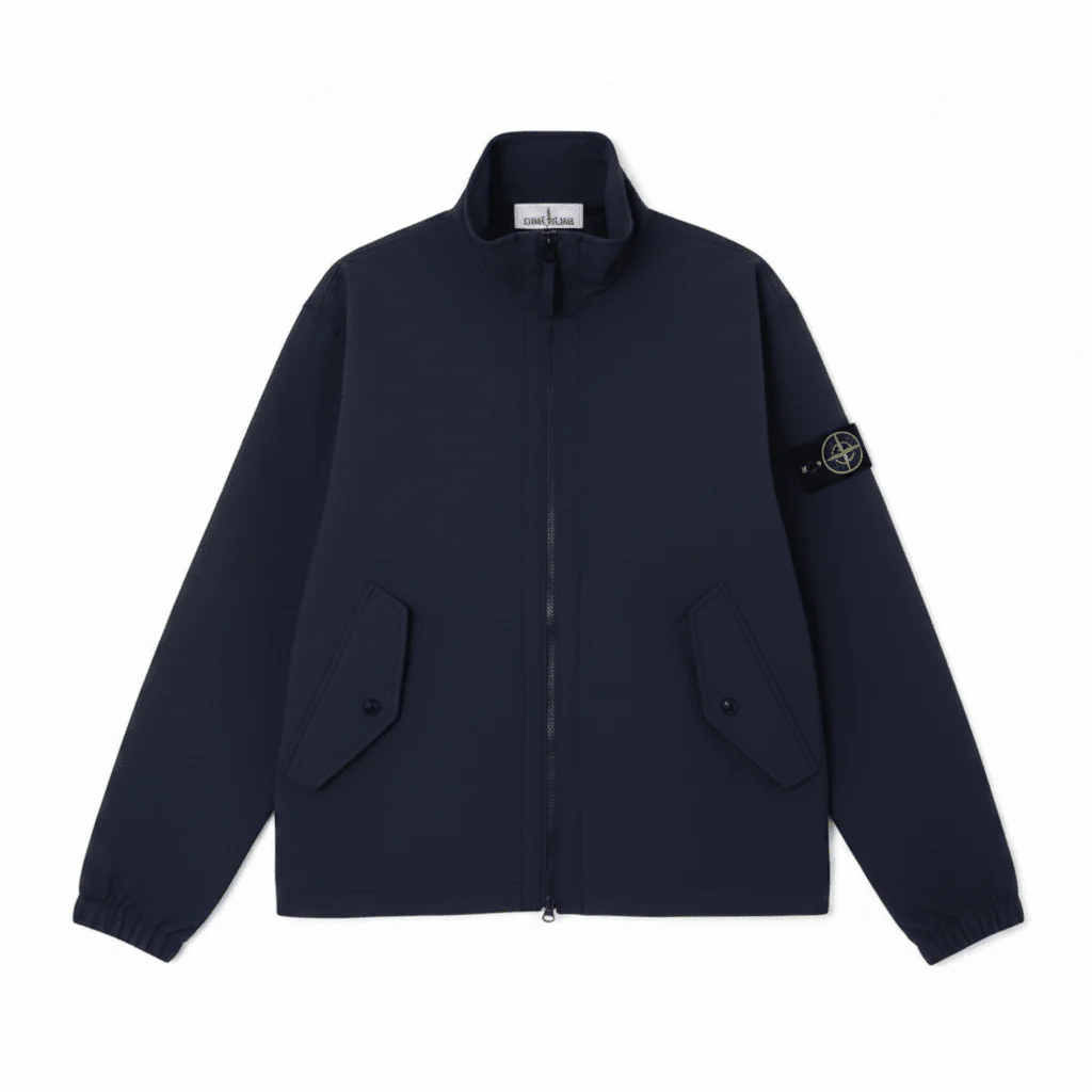 [Stone Island] Light Soft Shell-R E.Dye® Technology In Recycled Polyester Jacket - Image 8