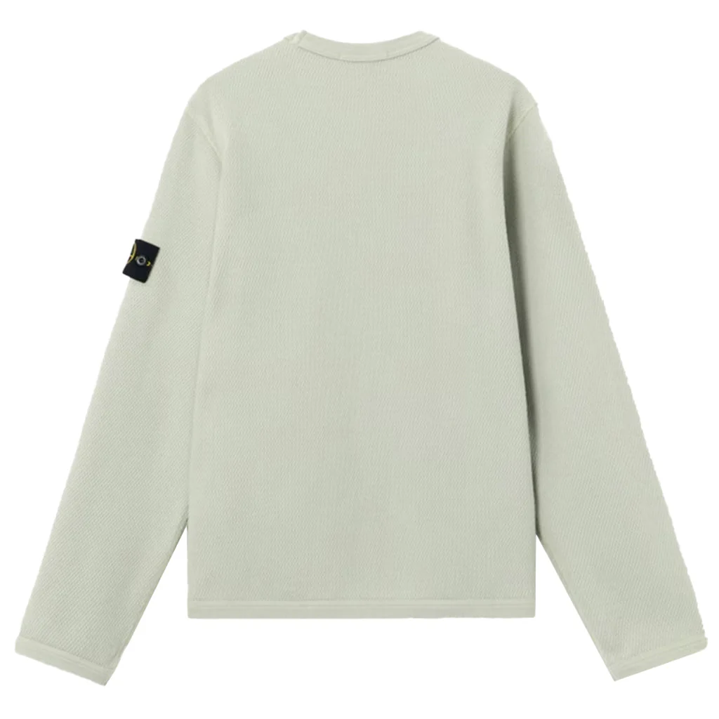 [Stone Island] Mesh Stitch Cotton Fleece Crewneck Sweatshirt - Image 6