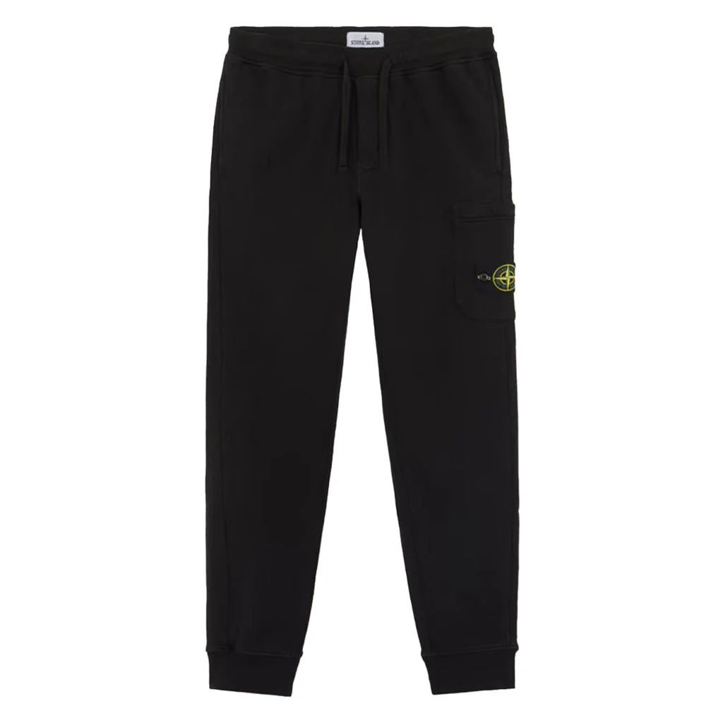 [Stone Island] Cotton Fleece Garment Dyed Sweatpants - Image 3