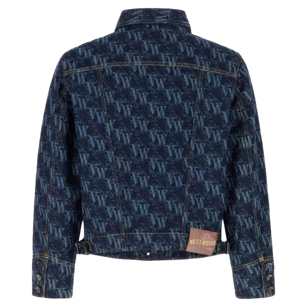 [Vivienne Westwood] VW Frame Stormrider Jacket in Laser Denim - Image 2